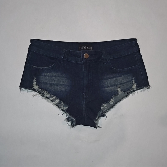 CURRENT MOOD TEENY TINY DENIM SHORTS * SIZE SMALL - Picture 1 of 5